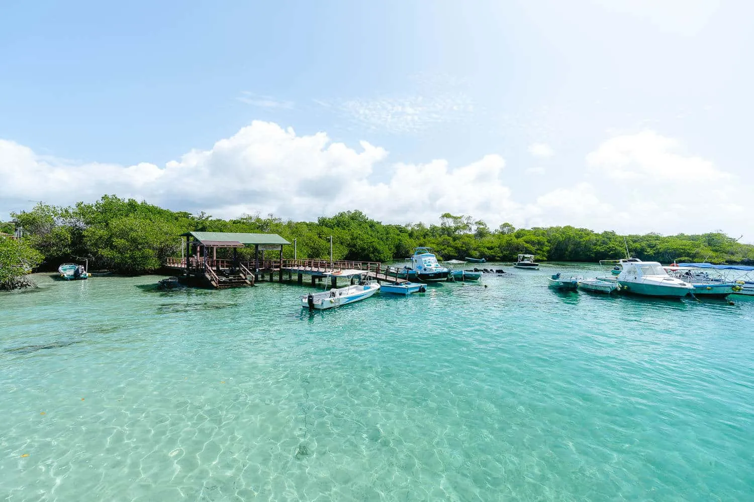 Puerto Villamil passenger pier - Galapagos 5 Day Itinerary