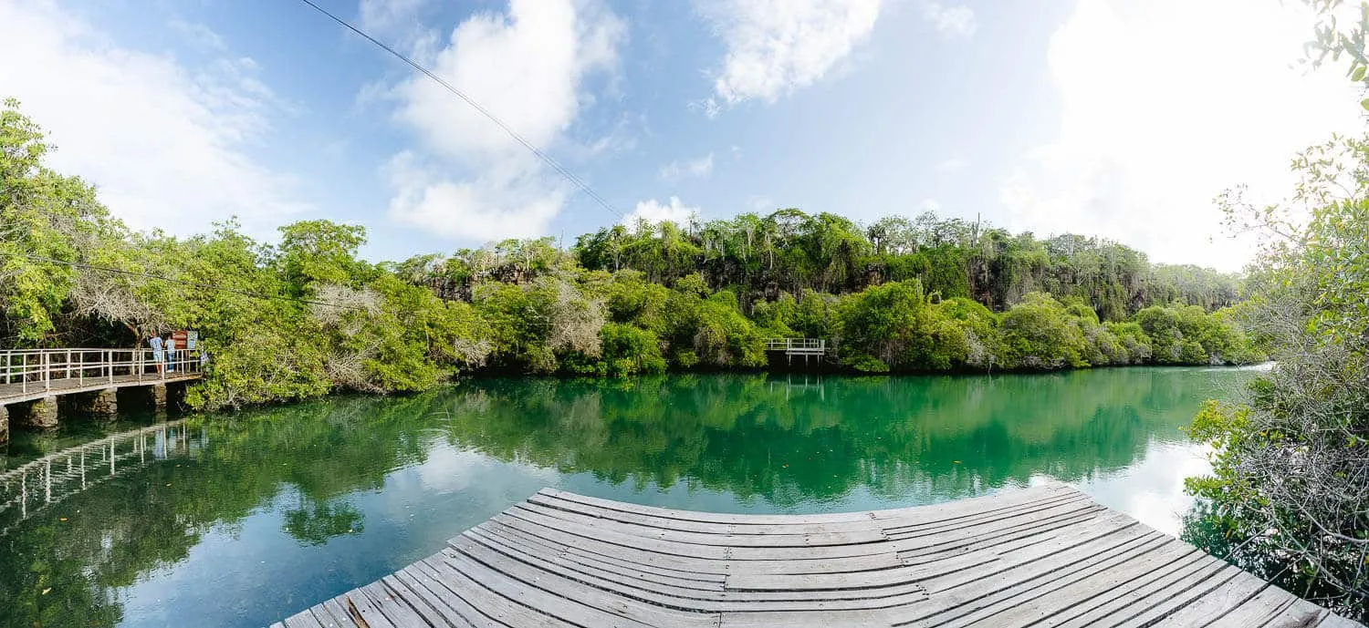 Laguna de Las Ninfas en Santa Cruz island