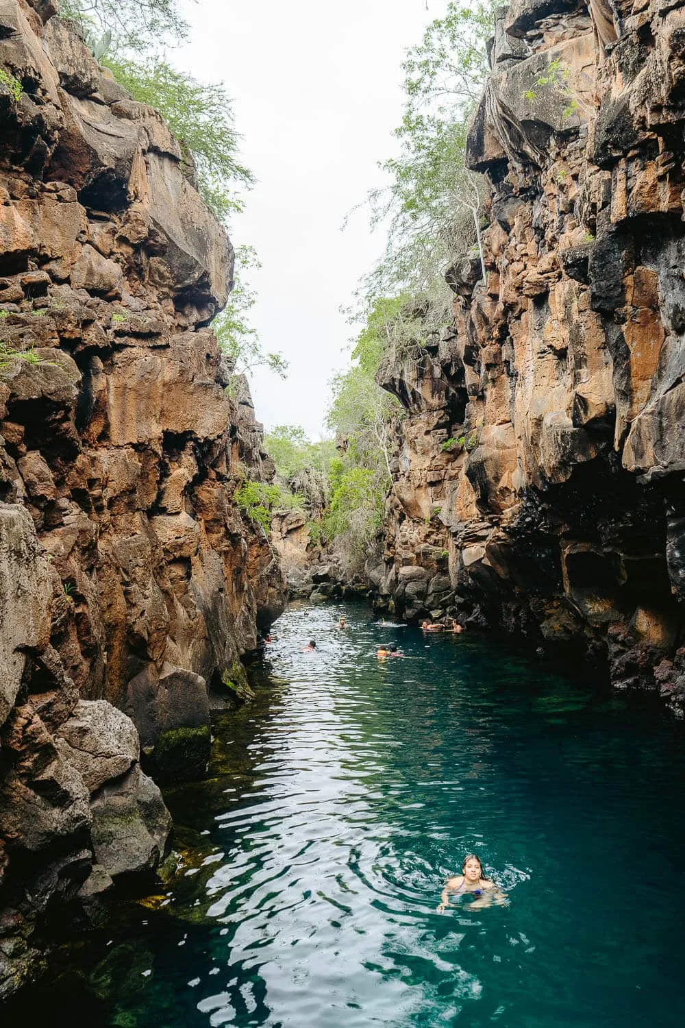Swimming at Las Grietas