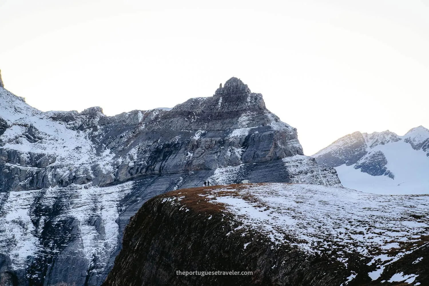 The moments after the sunset at Muttseehütte