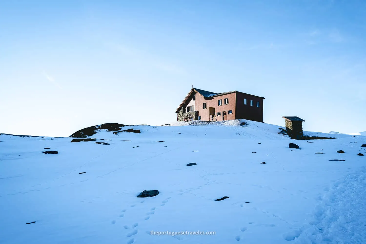 The Muttseehütte at Sunrise