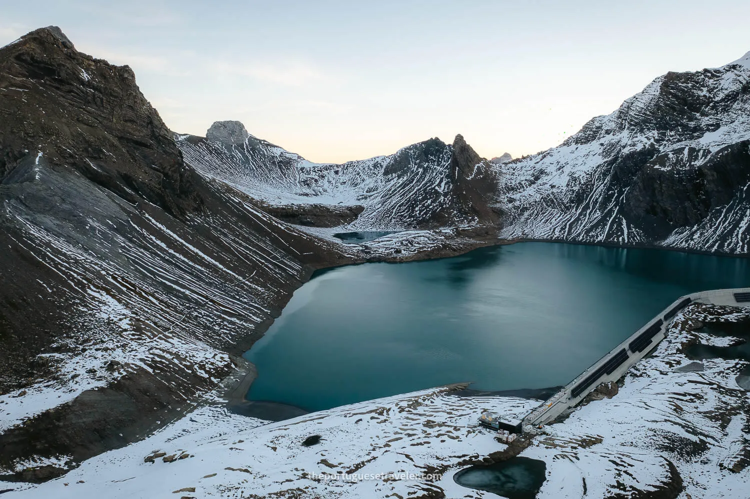 The Muttsee Lake at Sunrise