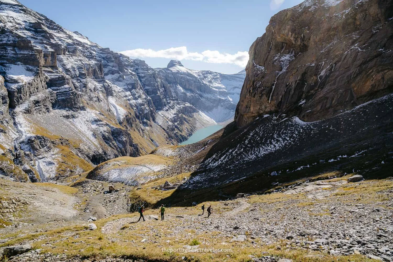 The way up to the Muttenchopf viewpoint