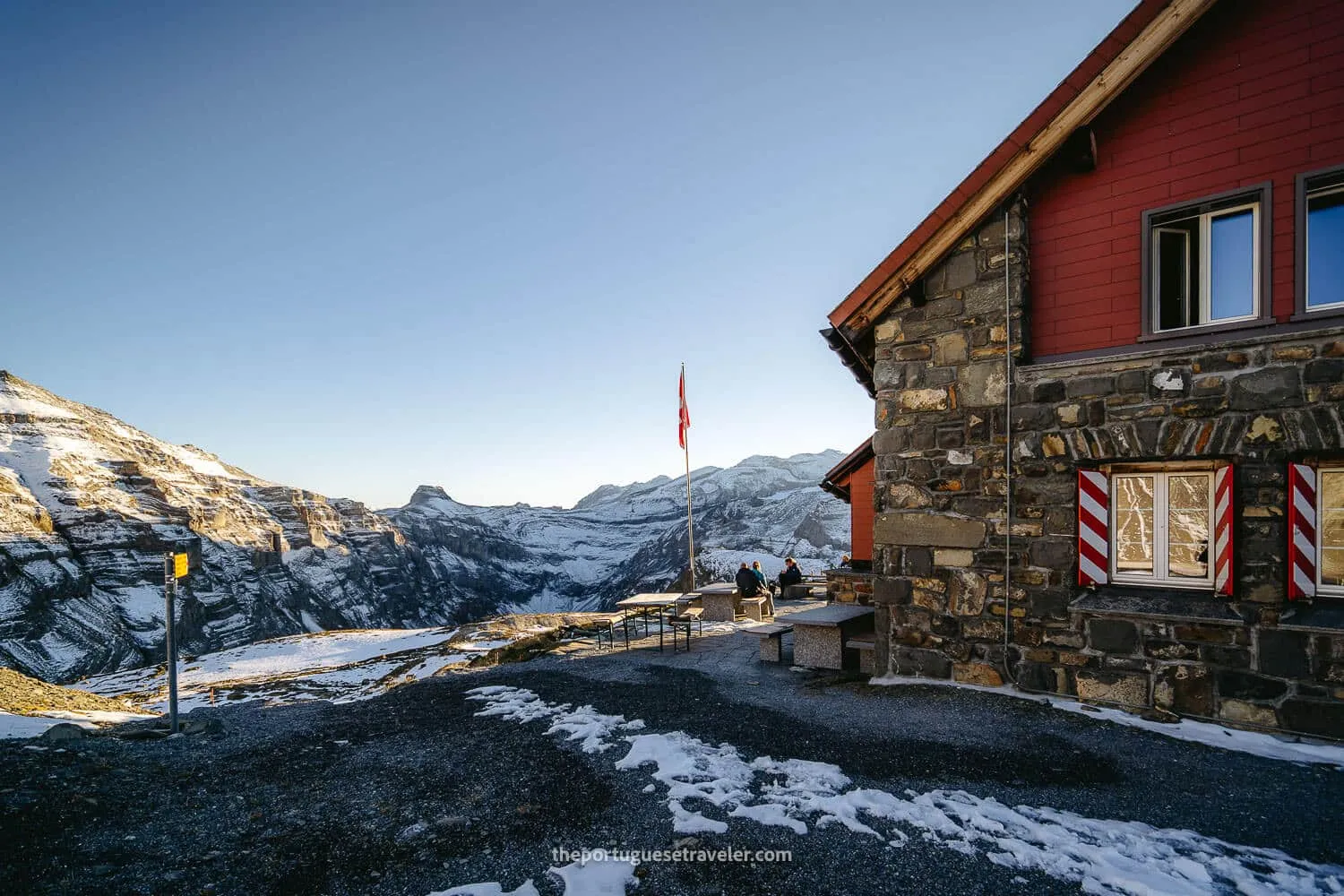 The Muttsee Hut or Muttseehütte
