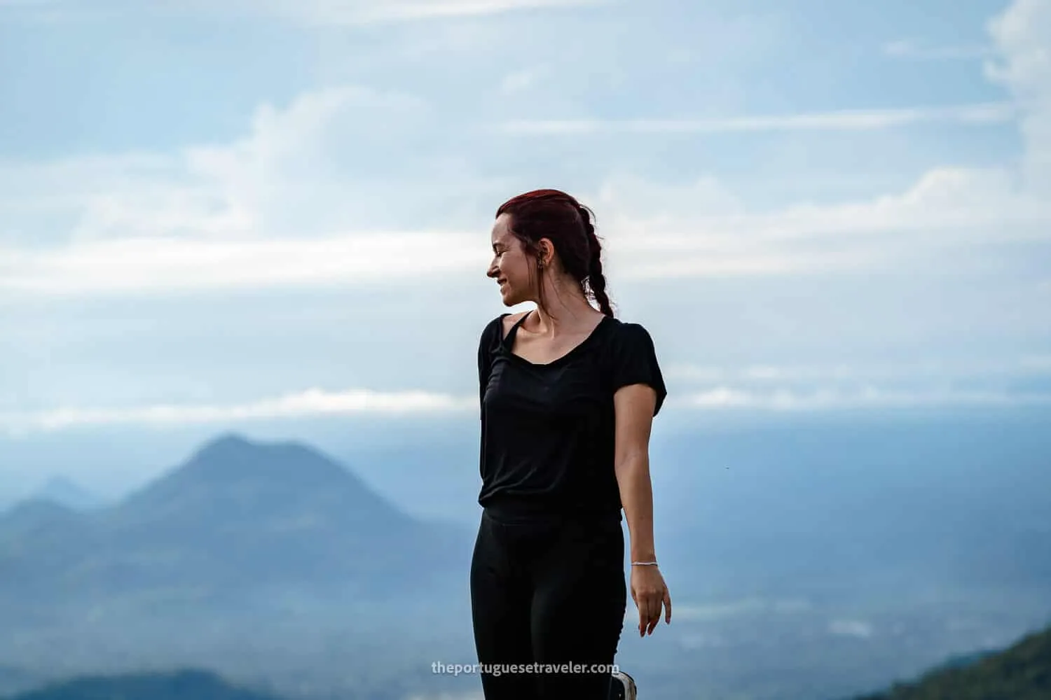 Susana at the Little Adam's Peak Summit