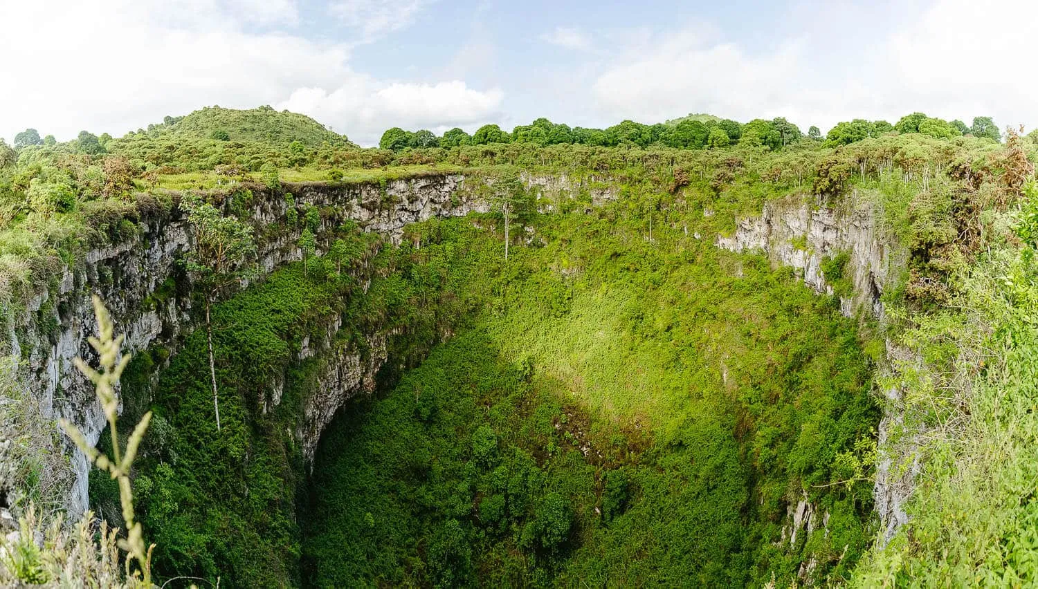 Los Gemelos, Highlands Tour Santa Cruz - Galapagos 7 Day Itinerary
