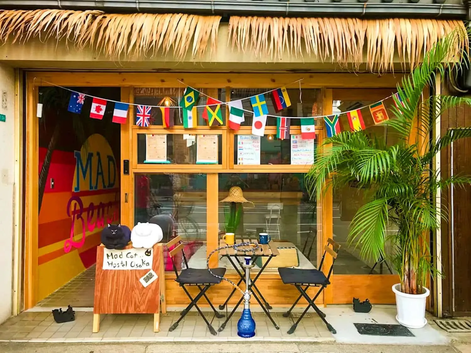 Mad Cat Hostel Osaka & Bar, one of the best hostels in Osaka, Japan
