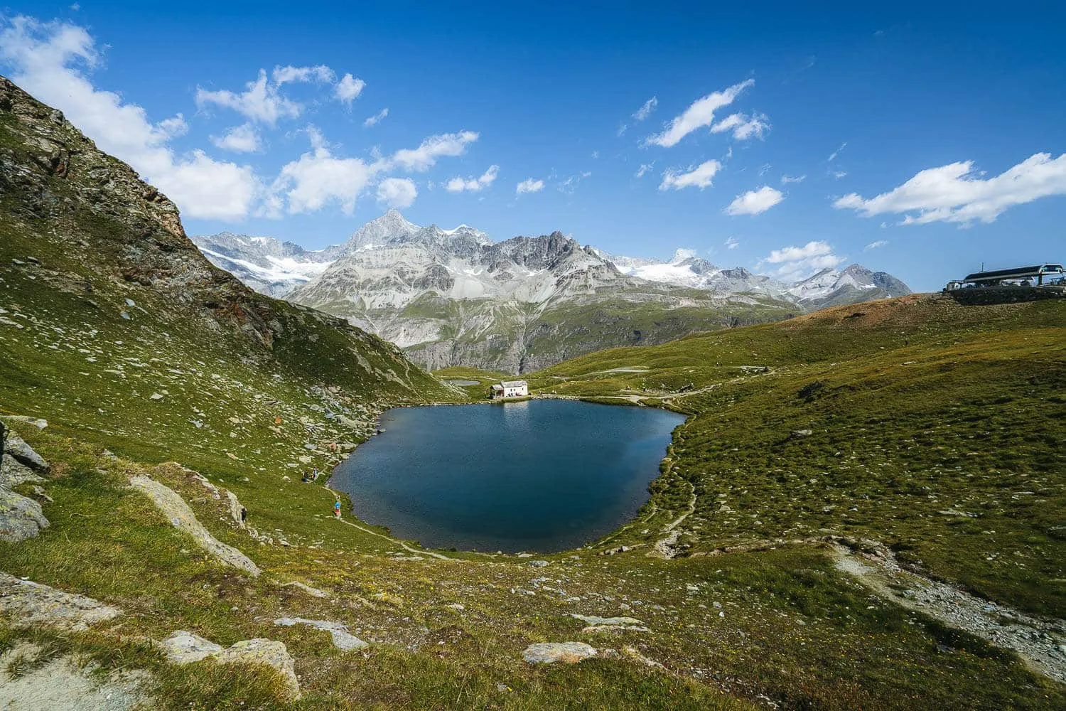 The view to the Schwarzsee