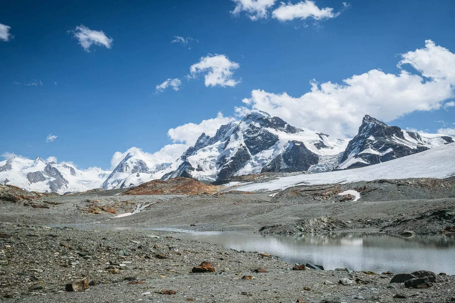 The mountains around Matterhorn