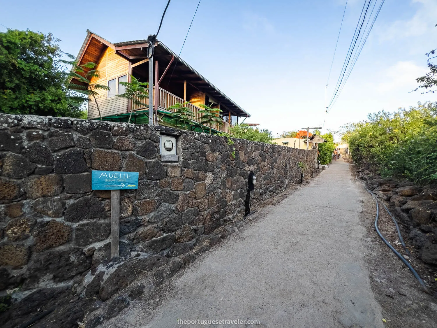The way from Playa de los Alemanes to the pier