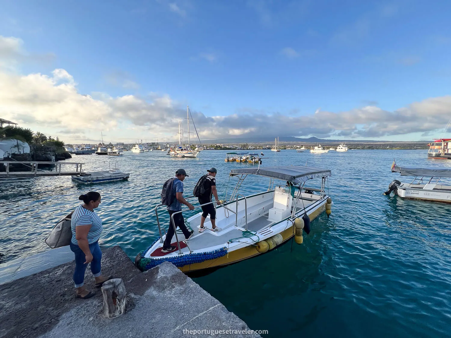 The pier to Las Grietas in Santa Cruz - Galapagos Travel Safety