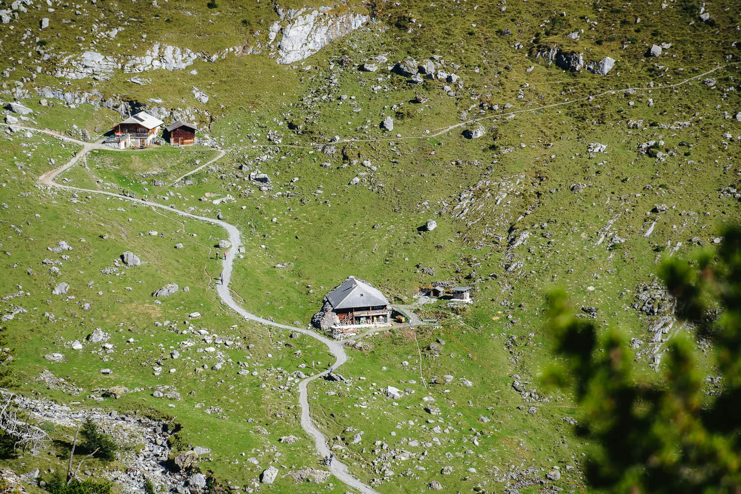 The Berghaus at the distance