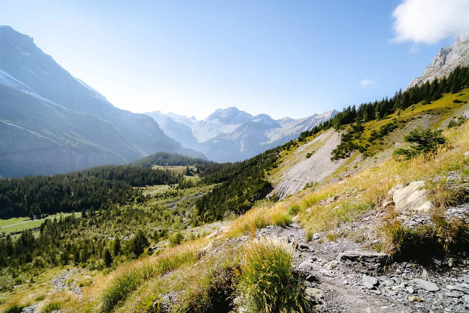 The views at the beginning of the hike