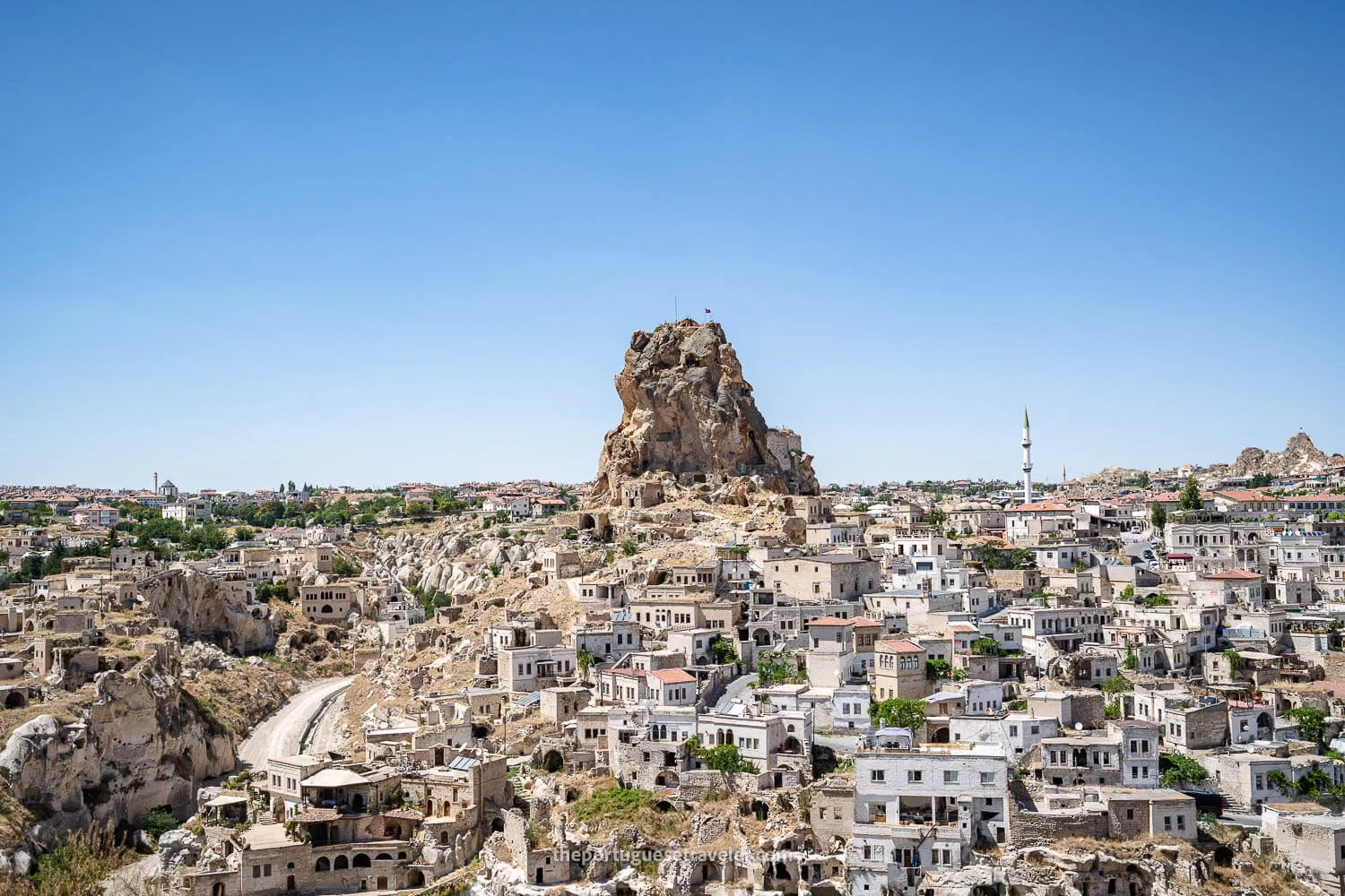 The Ortahisar Castle Panorama Viewpoint, on the Cappadocia Green Tour