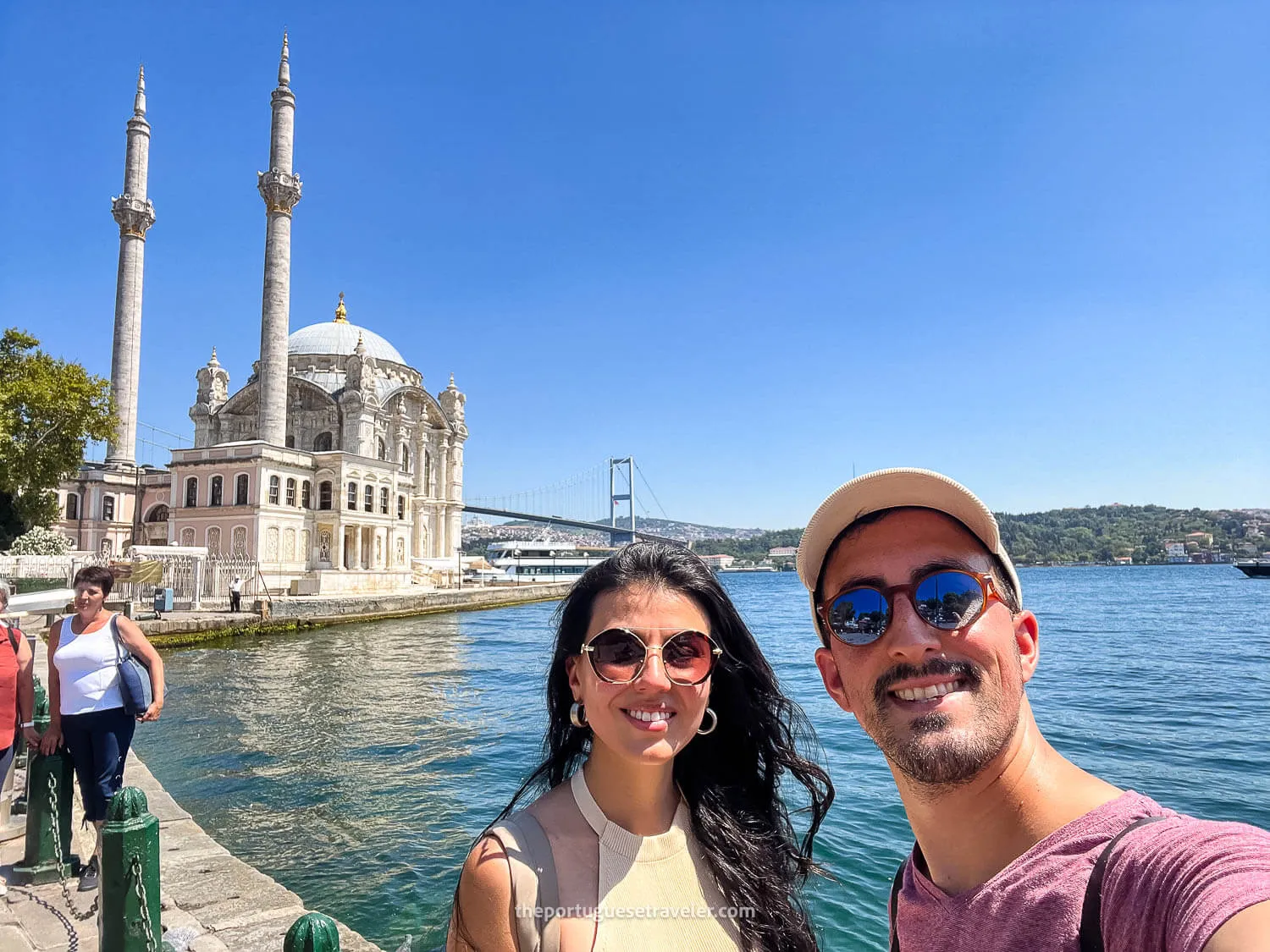 Me and Jhos at the Ortaköy Mosque