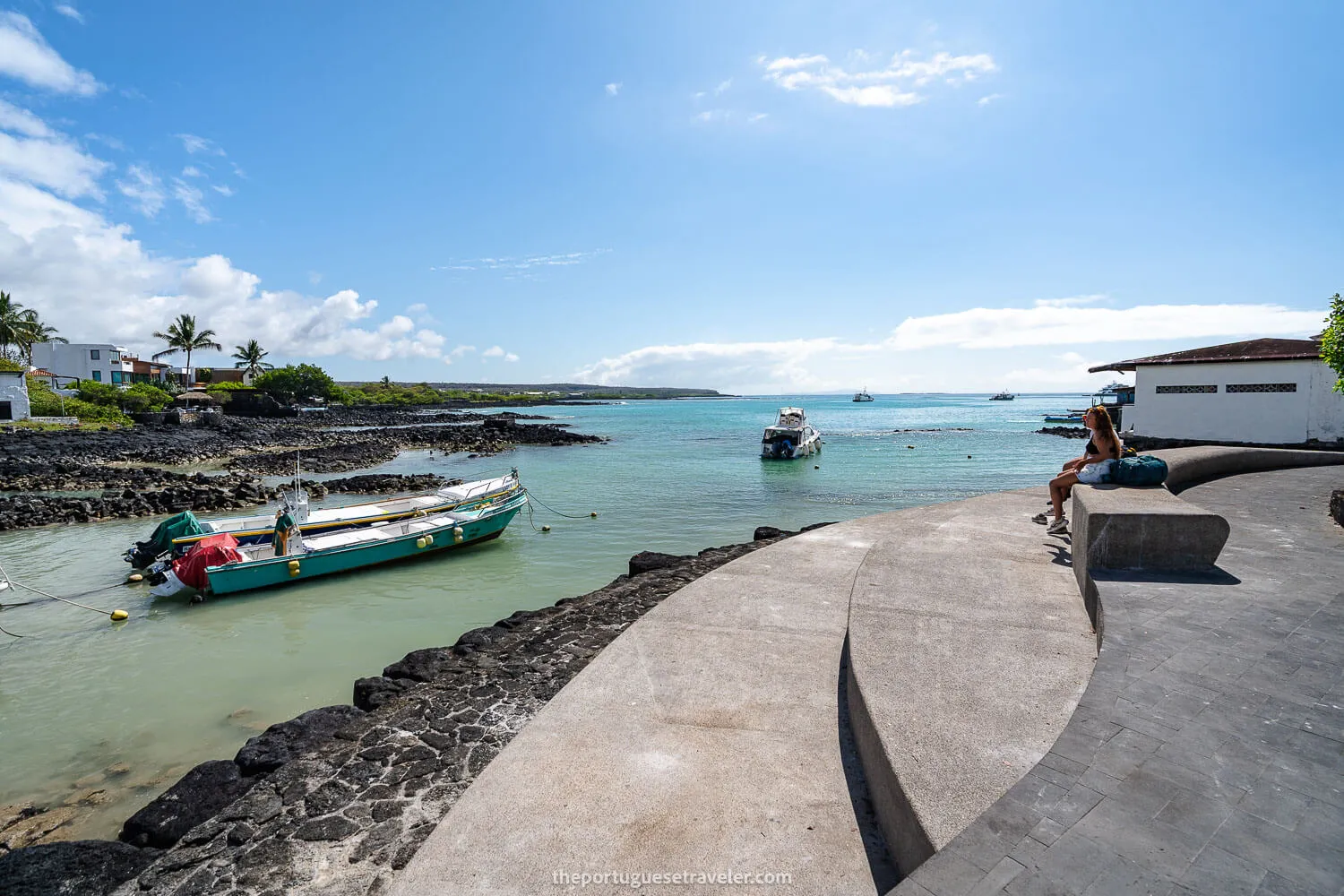 A plaza in Puerto Ayora
