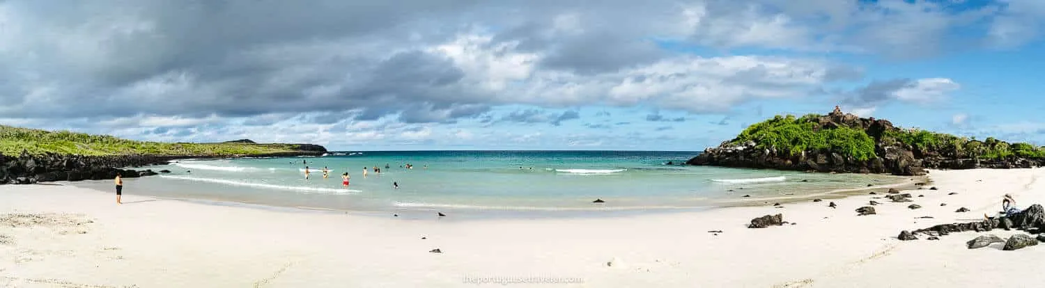 Panorama of Puerto Chino beach