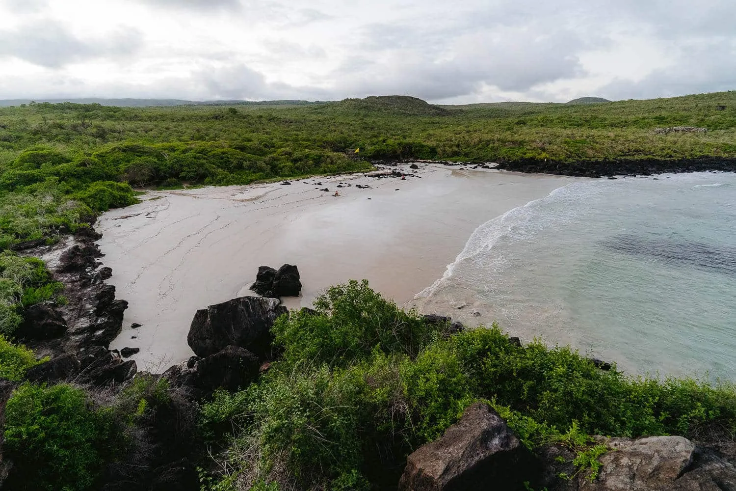 Sunset at Puerto Chino beach, San Cristobal, Galápagos