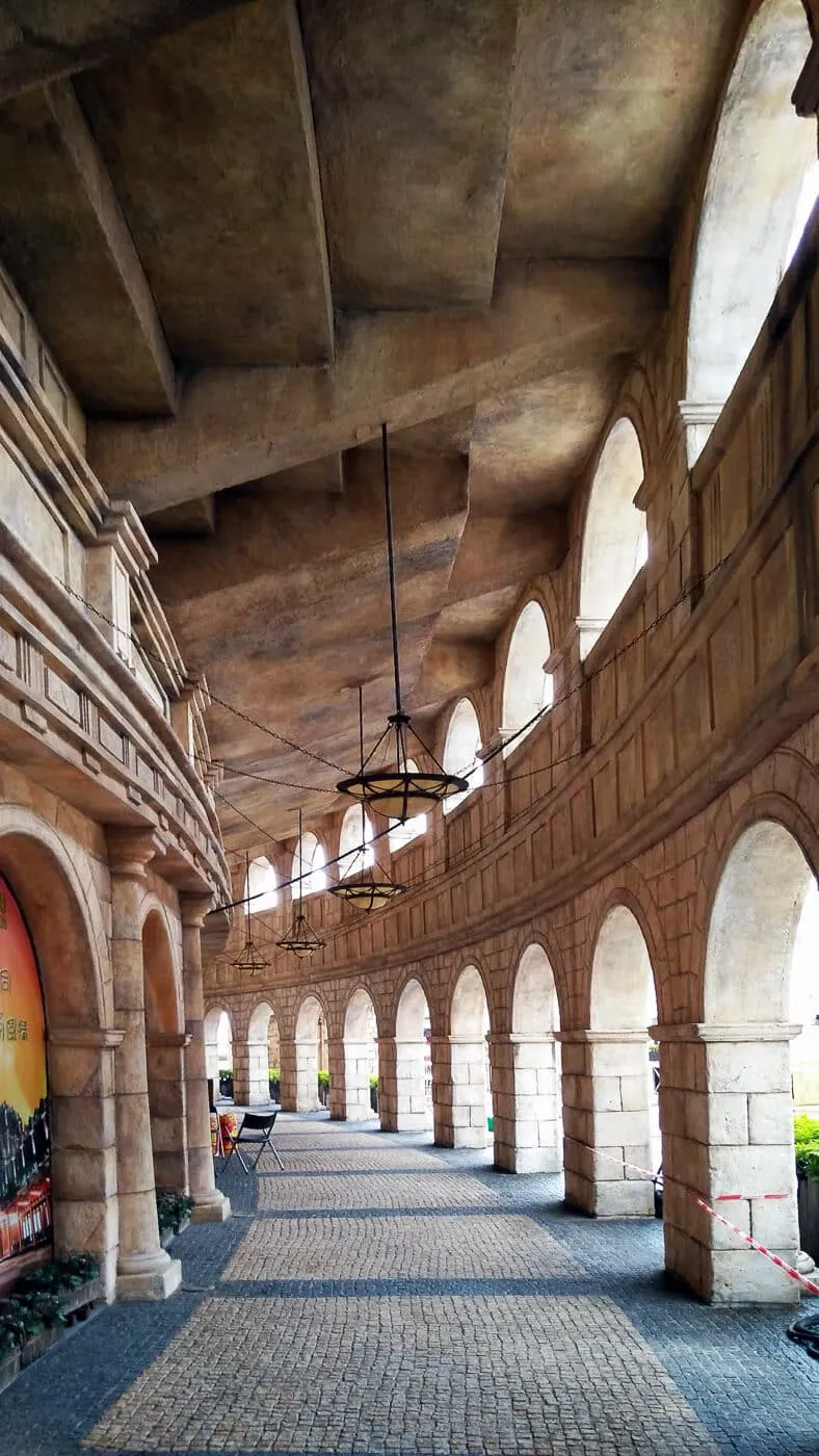 Replic of the Roman Colosseum at Fisherman’s Wharf in Macau, China