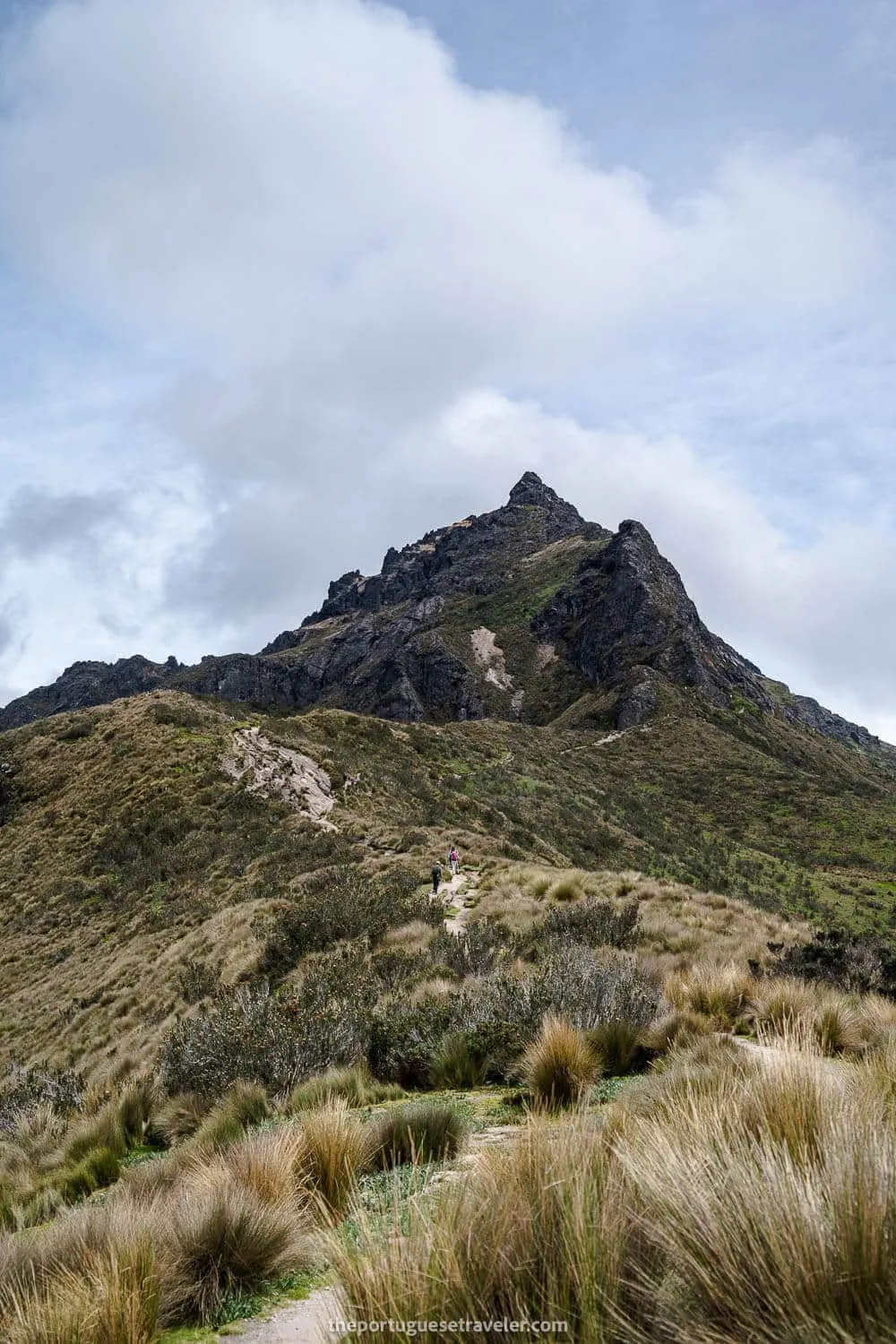 The way to Rucu Pichincha from the Teleférico