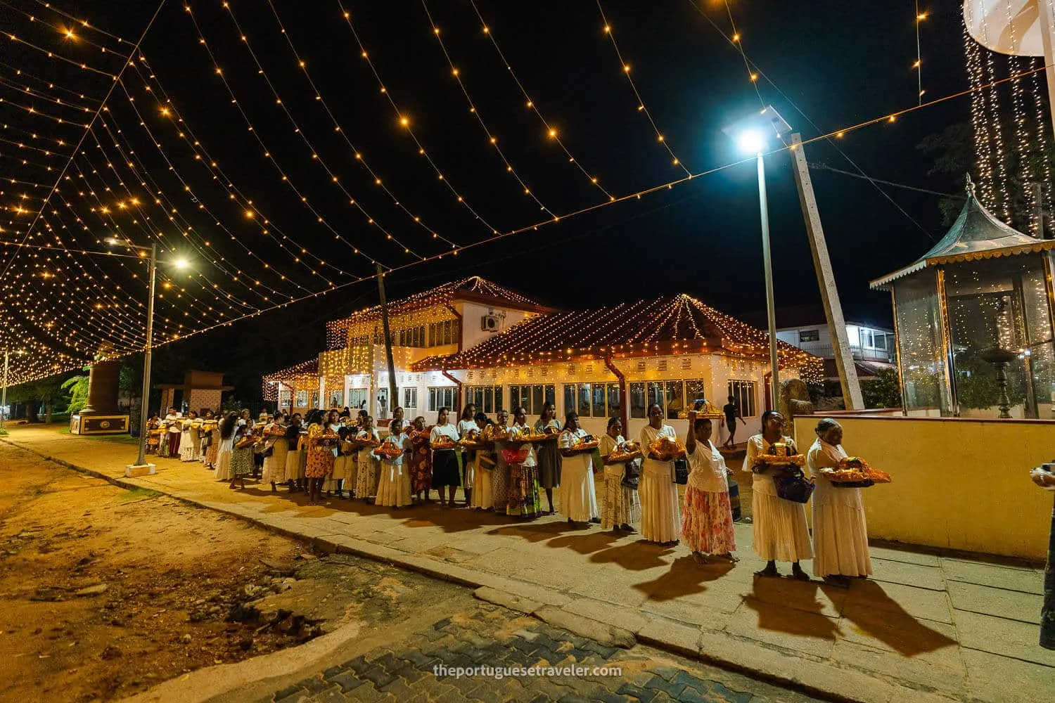 A pooja ceremony in Kataragama