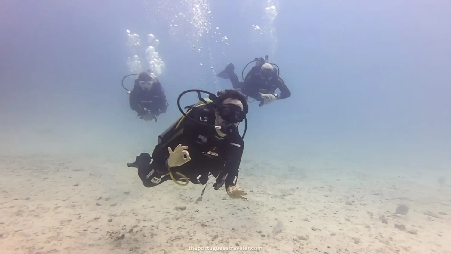 Me diving in Daphne Minor