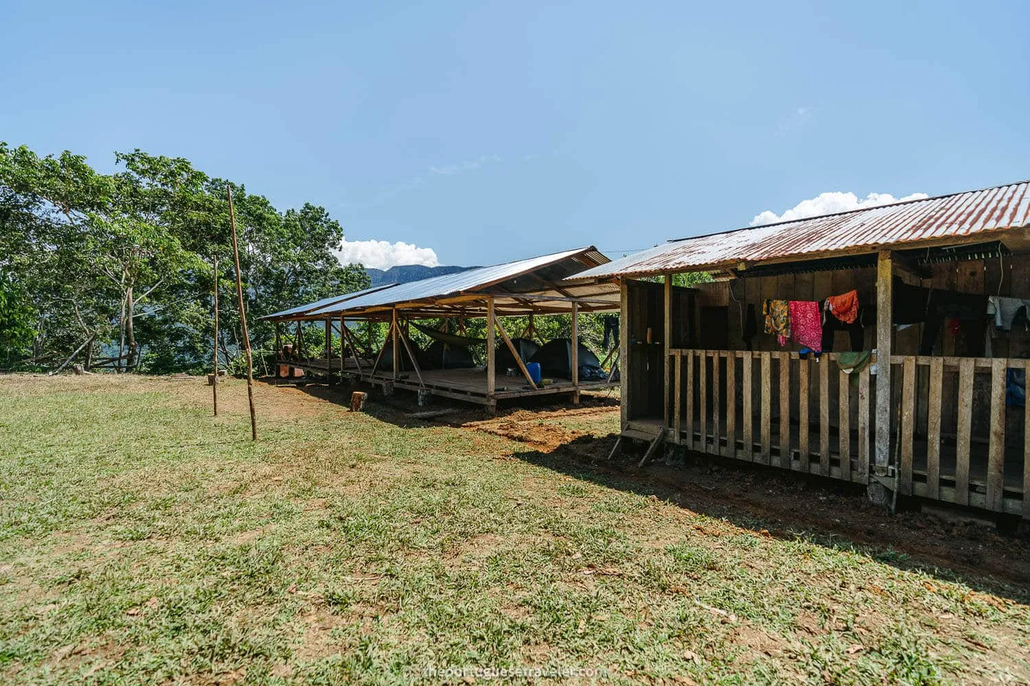 The camping area in the community