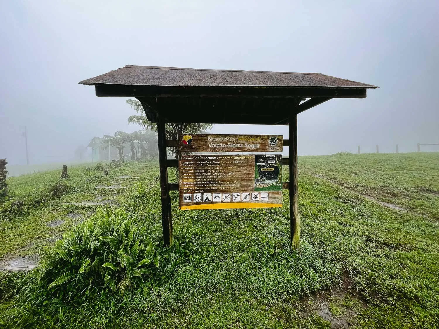 The information board and entrance to the registration office