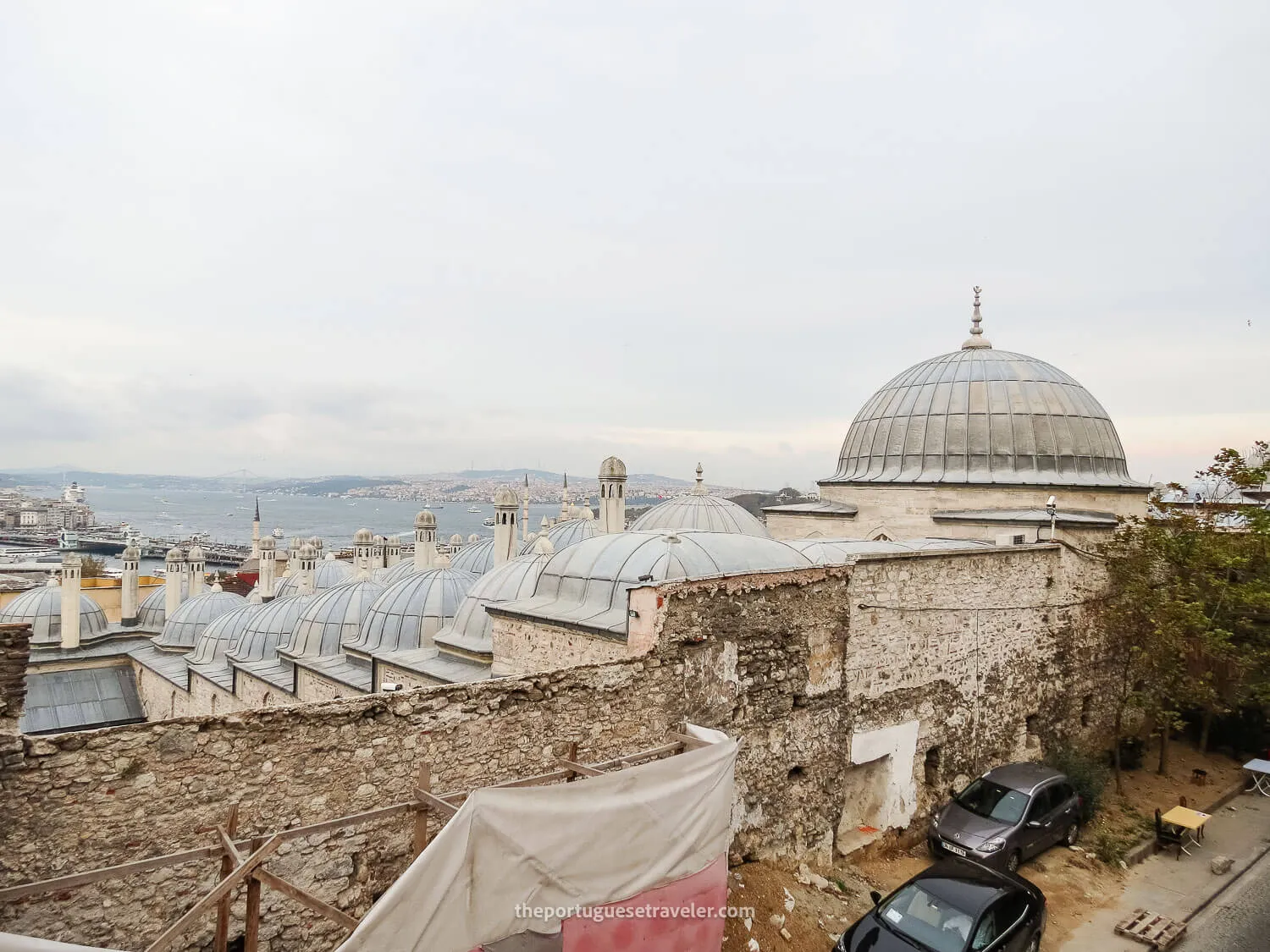 The view from the Suleymaniye Mosque in Istanbul