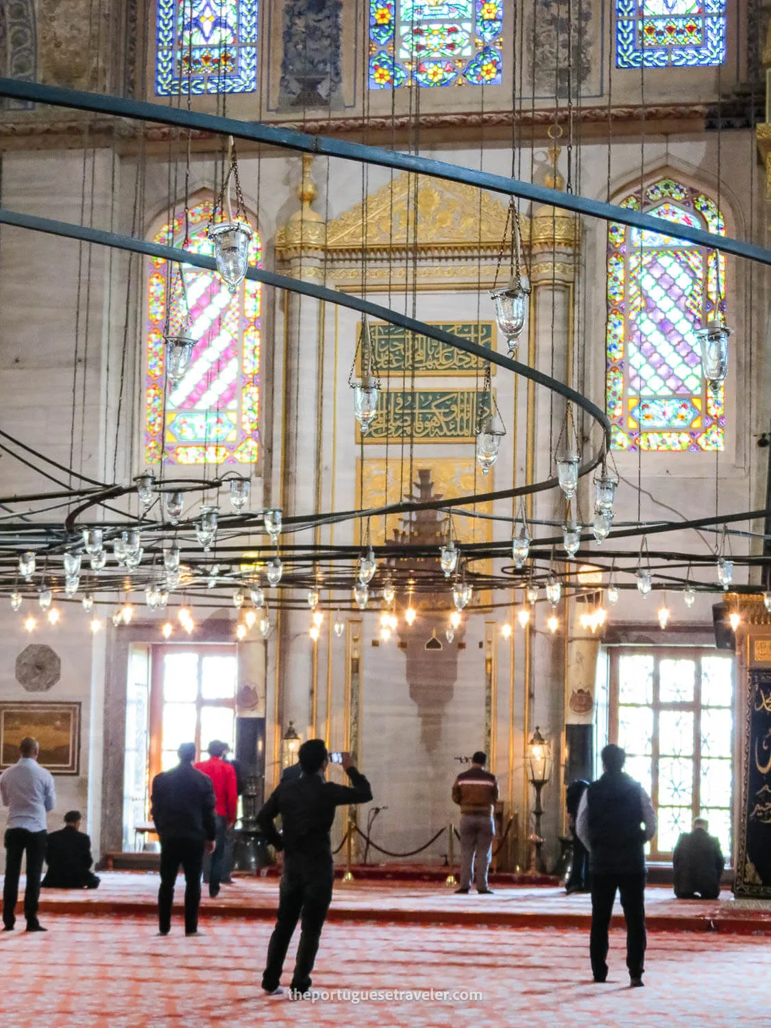 A detail of the Blue Mosque