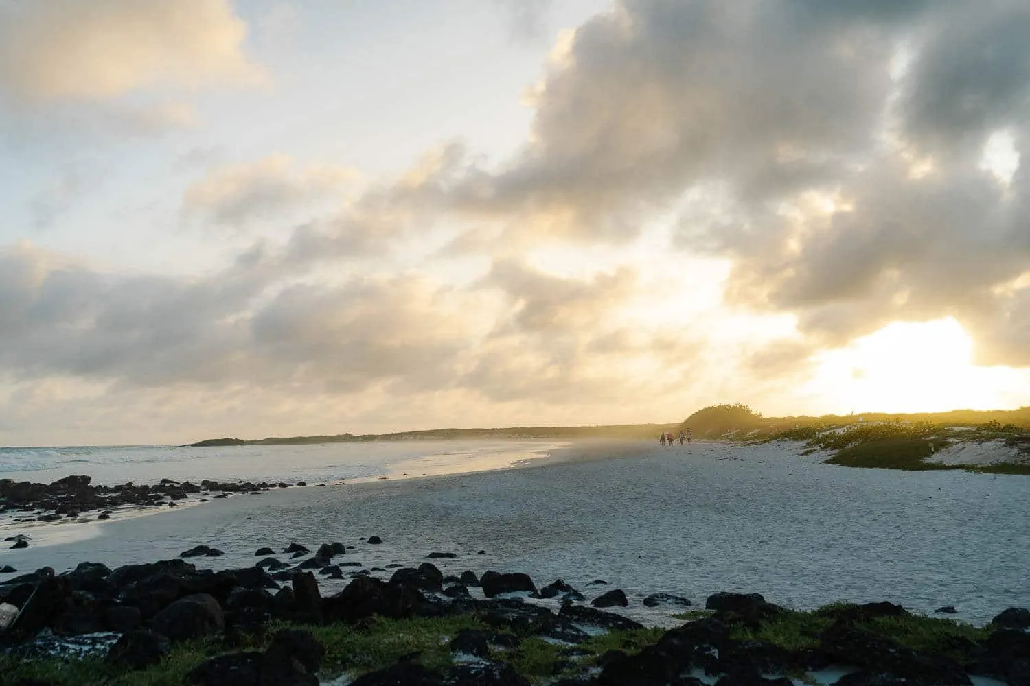Epic sunset at Tortuga Bay