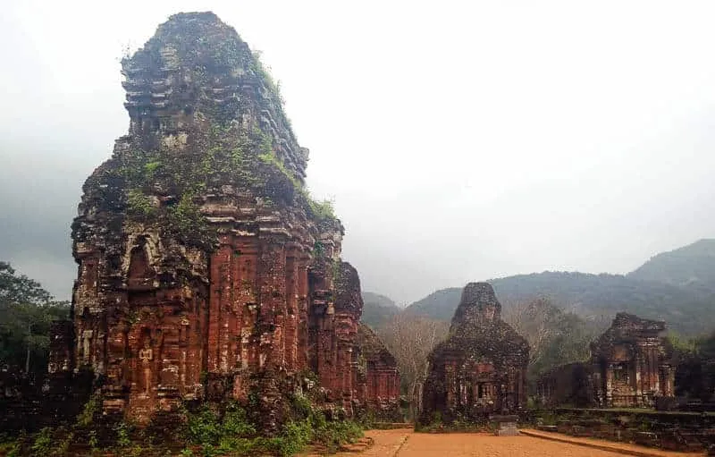 The brick temples ruins of My Son, Vietnam