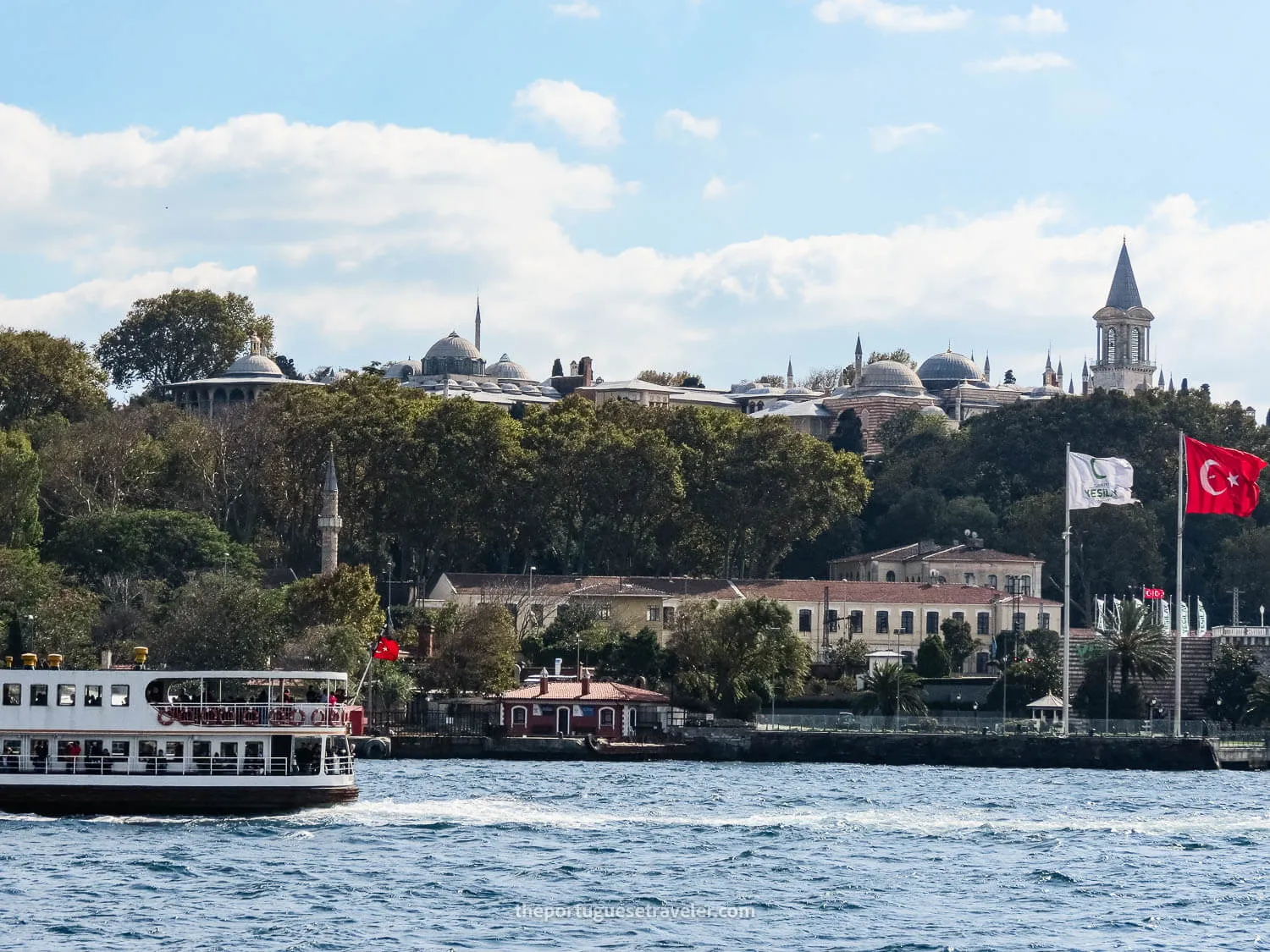 Topkapi Palace seen from the river