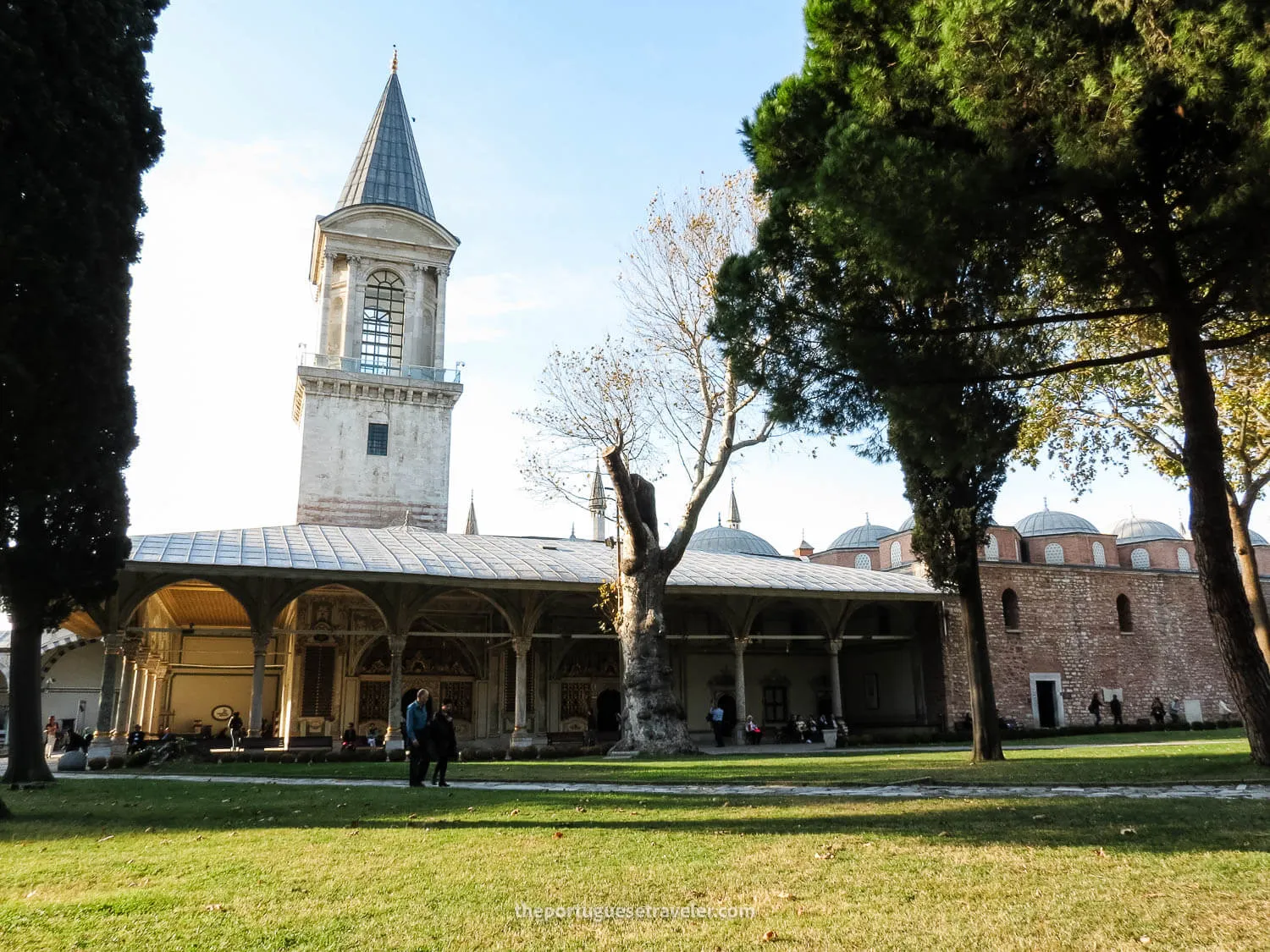 The courtyard of Topkapi Palace