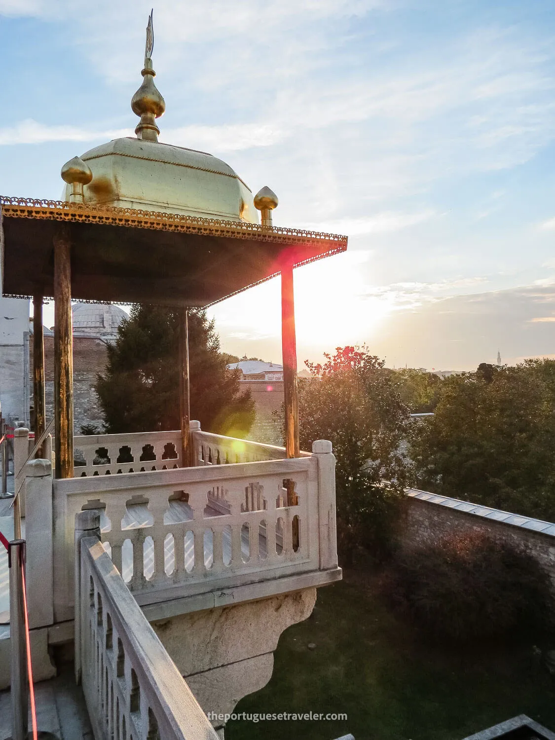 The terrace pavillion of Topkapi Palace