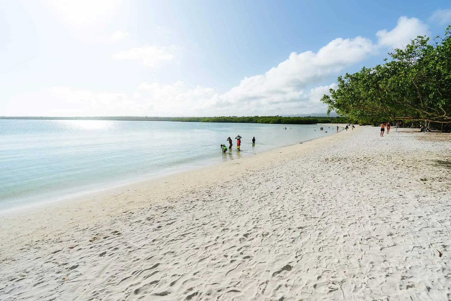 Playa Mansa in Santa Cruz Island