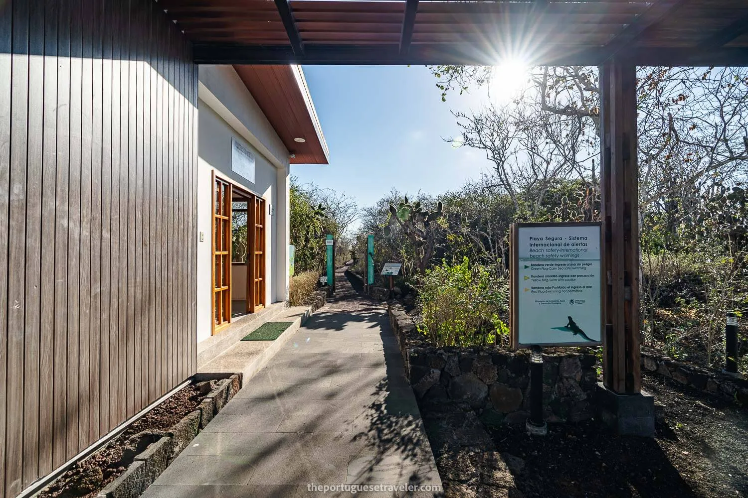 The registration office of Tortuga Bay
