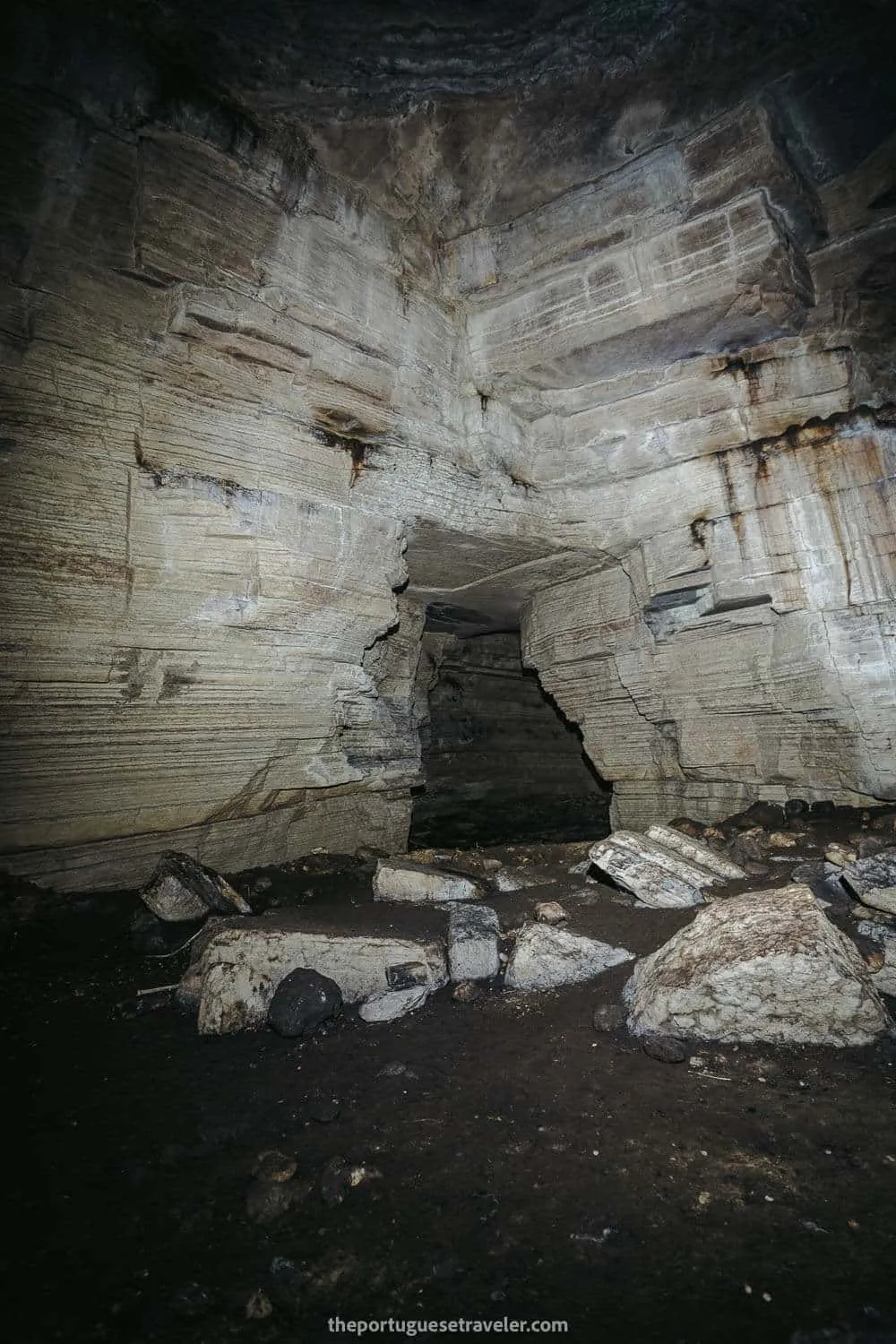 The "too perfect to be man-made doors" inside the main vault