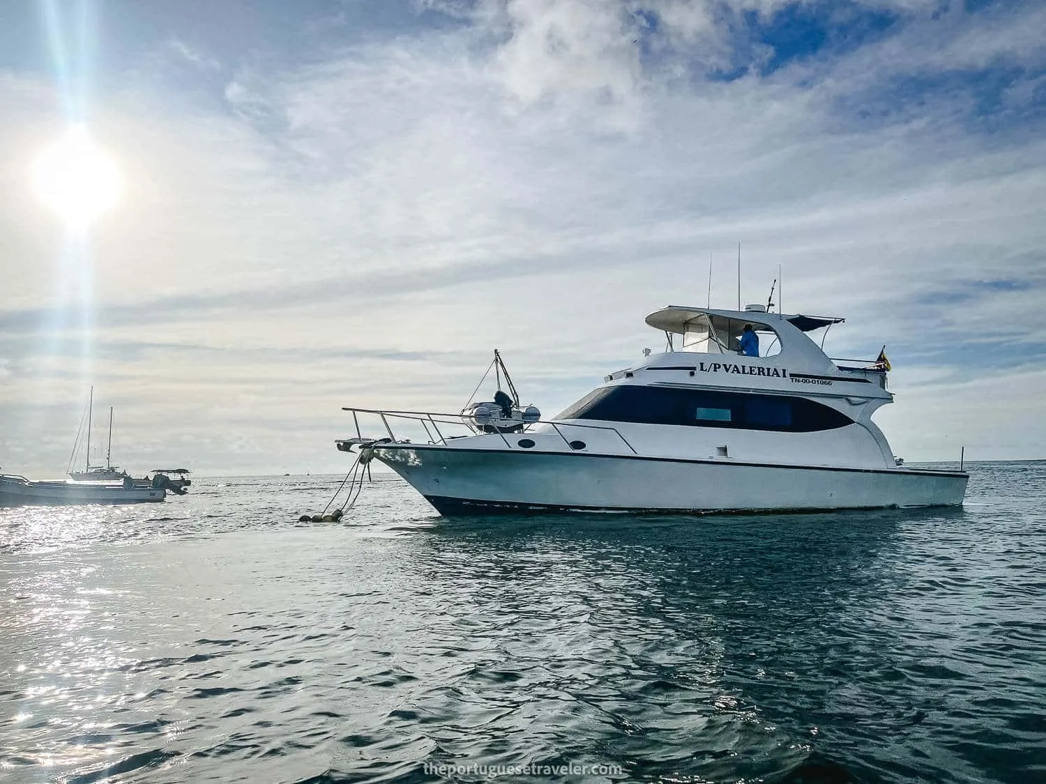 The Valeria Boat that took us to Espanola Island