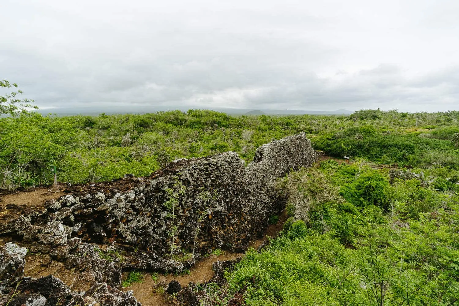 Wall of Tears in Isabela, Galapagos: Bicycle Ride