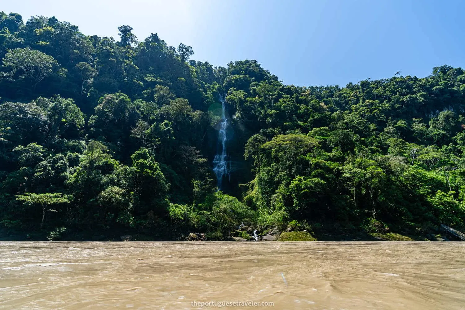The waterfalls along the way