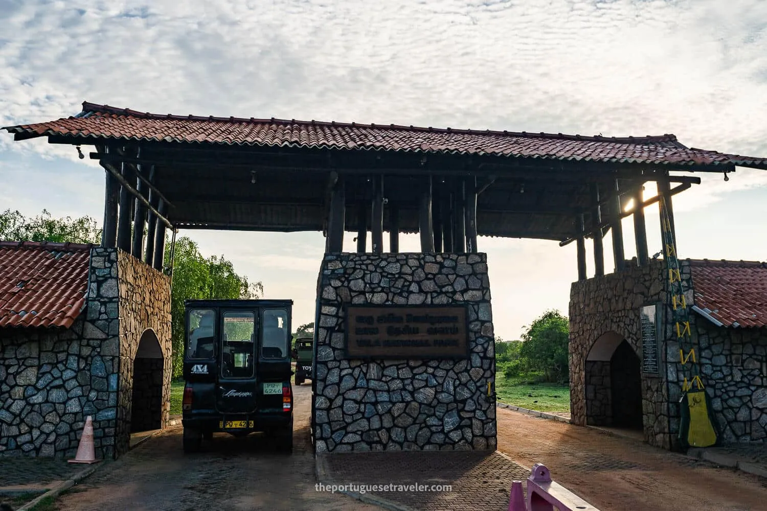 The entrance of the Yala National Park