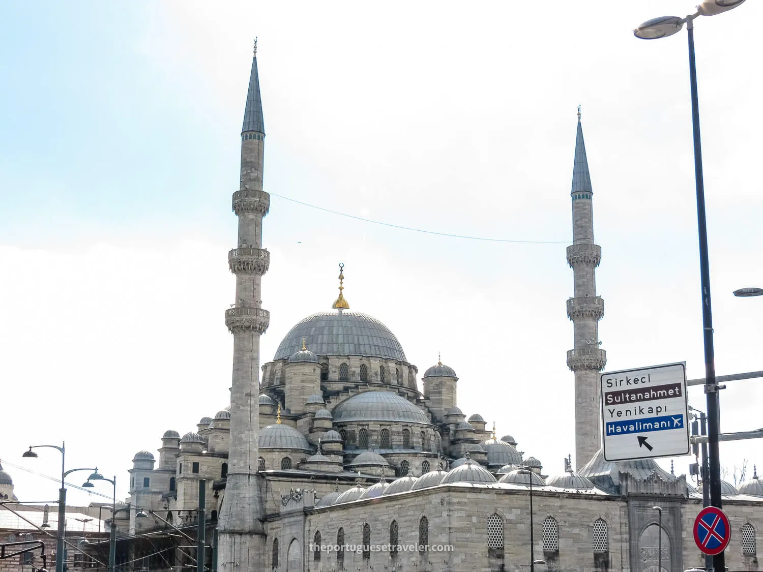 The Yeni Camii, New Mosque in Eminönu in Istanbul