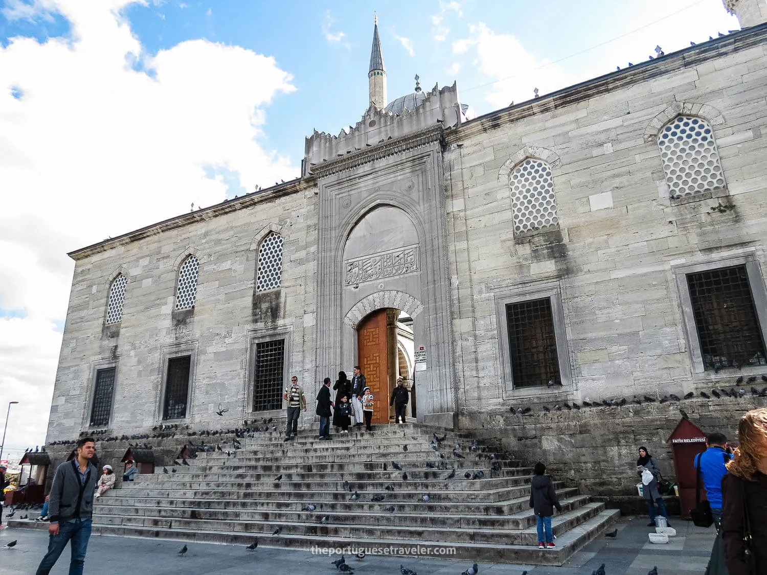 The Yeni Camii, New Mosque in Eminönu in Istanbul