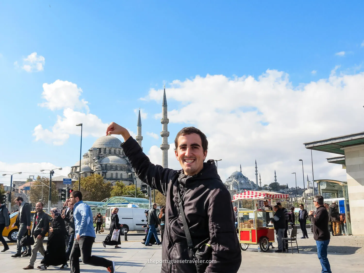Me touching Yeni Camii