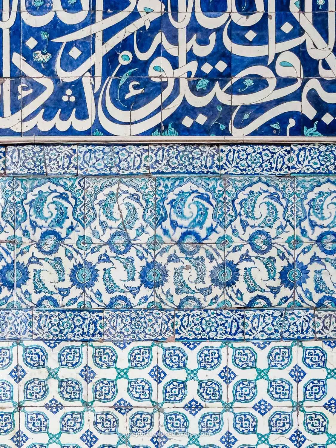 the blue tiles of Yeni Camii